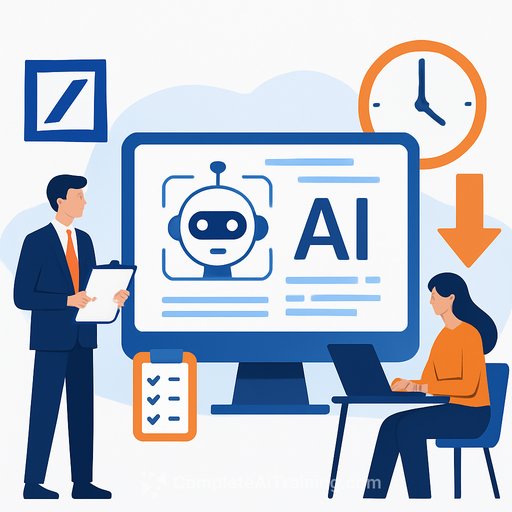 Deutsche Bank deploys agentic AI to cut vendor risk assessment time from 30 minutes to under two minutes