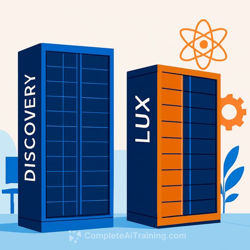 Discovery and Lux: DOE's new AI supercomputers accelerate U.S. science and security at ORNL, with Lux in 2026 and Discovery in 2028