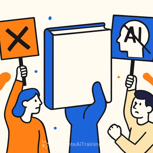 Don't Steal This Book: 10,000 Authors' Blank Protest Against AI