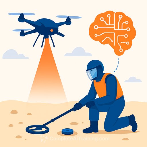 Drones and AI team up to find land mines faster-and keep deminers safer