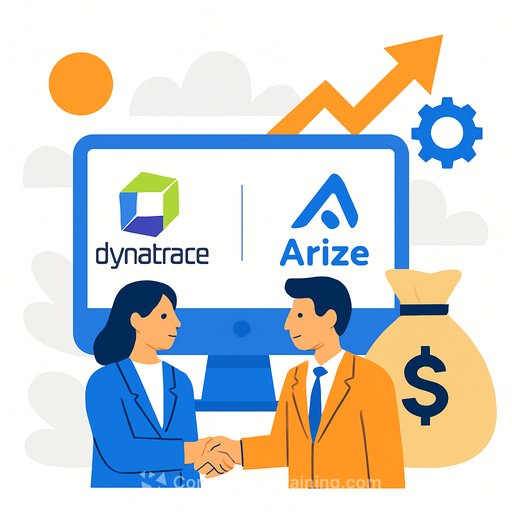 Dynatrace acquires Arize for $915 million to add AI agent development tools