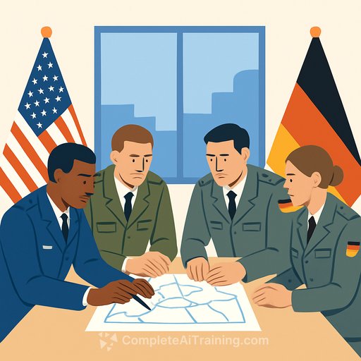Eagle Adler brings U.S. and German officers together for joint planning exercise at Fort Leavenworth