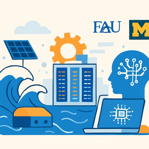 Eco Wave Power explores wave-powered data centers and AI energy tools with Florida Atlantic University and University of Michigan