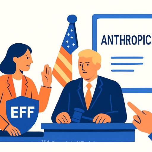 EFF argues Trump administration's sanctions on Anthropic are unconstitutional retaliation