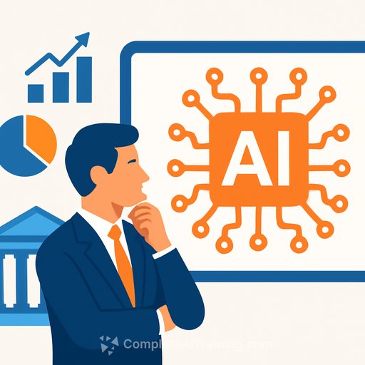 Eighty percent of banking executives expect AI to disrupt business models within three to five years