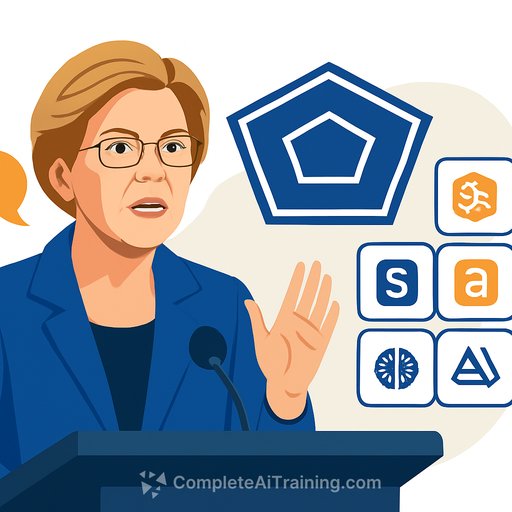 Elizabeth Warren presses Pentagon and seven AI companies to disclose military contracts