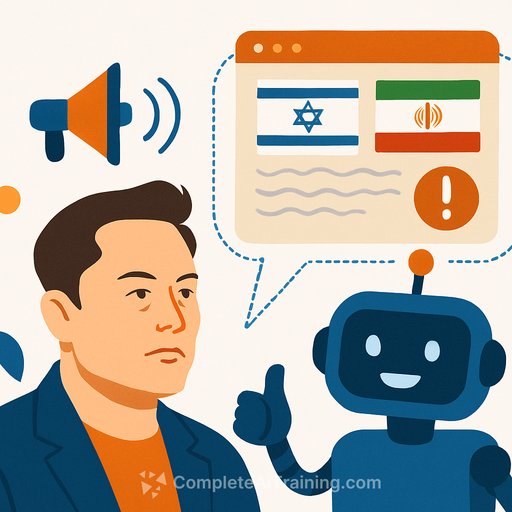 Elon Musk’s AI Chatbot Grok Spread Misinformation During Israel-Iran Conflict, Report Finds