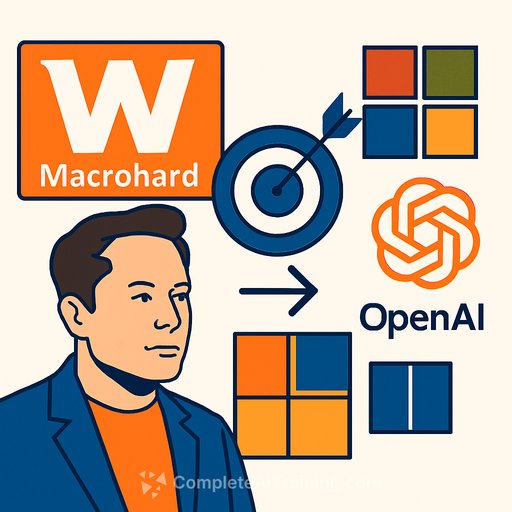 Elon Musk’s Macrohard Takes Aim at Microsoft and OpenAI in the AI Race