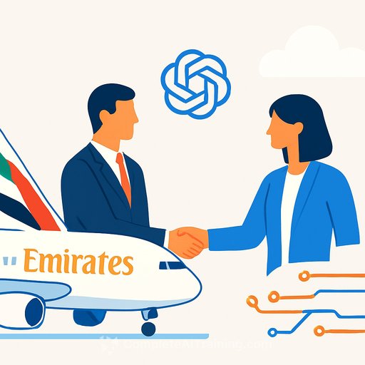 Emirates and OpenAI join forces to bring AI to every corner of the airline