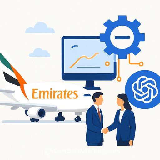 Emirates and OpenAI team up to accelerate AI across the airline and transform aviation operations