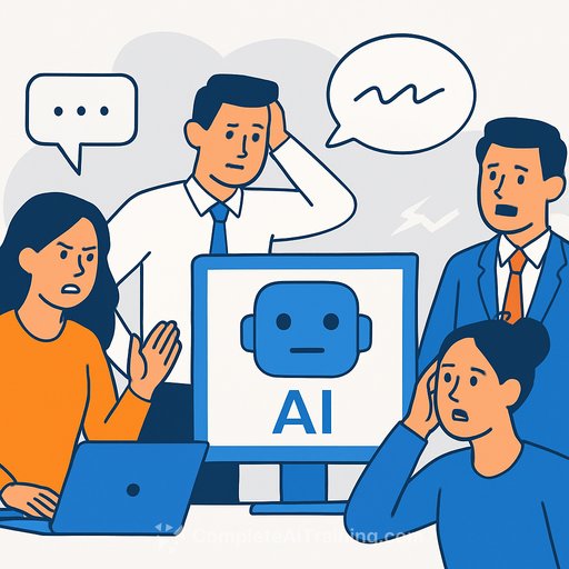 Employee skepticism about AI strategy leaks out faster than any communications plan can contain it