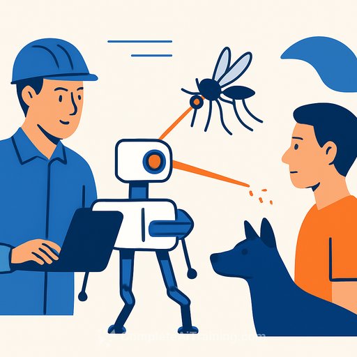 Engineer builds AI laser robot that hunts and kills mosquitoes while avoiding humans and animals