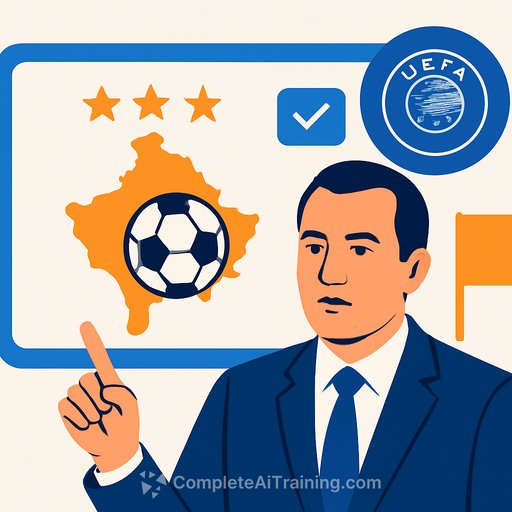 Enver Hoxhaj's Viral AI Video Retells Kosovo's Fight to Join UEFA and FIFA