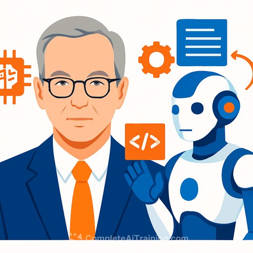 Eric Schmidt on AI: it's coding now, automating the office next, AGI by 2029