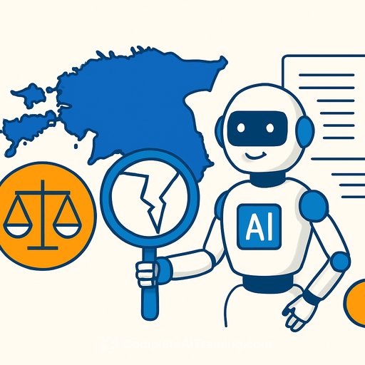 Estonia deploys artificial intelligence to catch legal errors following a $28 million drafting mistake