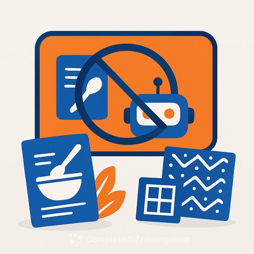 Etsy Bans AI-Generated Recipes, Patterns and Instructions