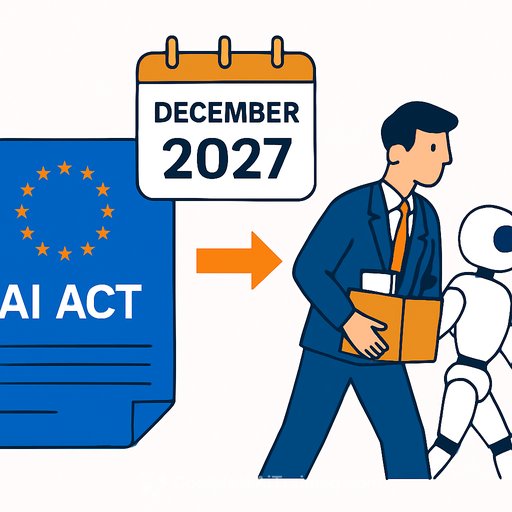 EU delays AI Act HR compliance deadline to December 2027 as CEO survey finds near-universal expectation of AI-driven layoffs