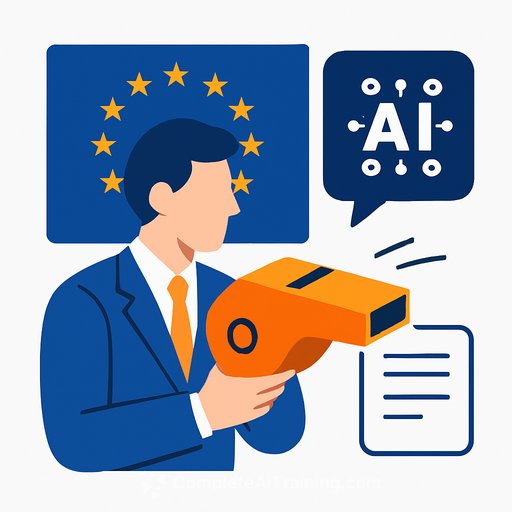 EU launches AI whistleblower tool as legal protections lag until 2026