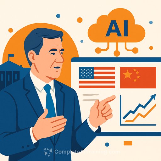 Exclusive: White House AI adviser outlines market-share strategy in AI race with China