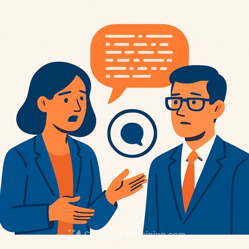 Executives adopt AI-style language patterns, eroding conversational warmth, coach warns