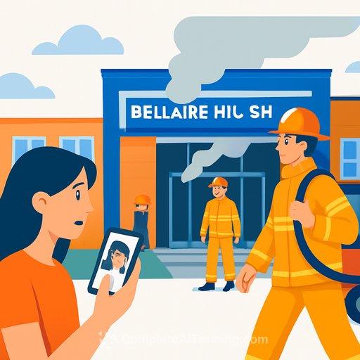 Fake AI photo sparks panic at Bellaire High; firefighters find smoke from ventilation, no fire found