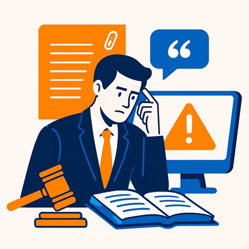 Fake citations, real sanctions: Consumer AI is a malpractice trap for law firms