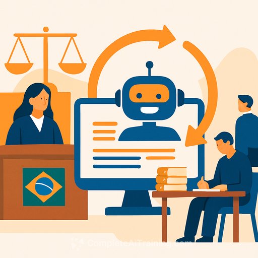 Faster justice, more lawsuits: Brazil's AI courtroom loop