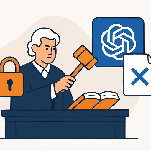 Federal Judge Cancels Indefinite ChatGPT Log Retention, NYT-Designated Data Still Preserved