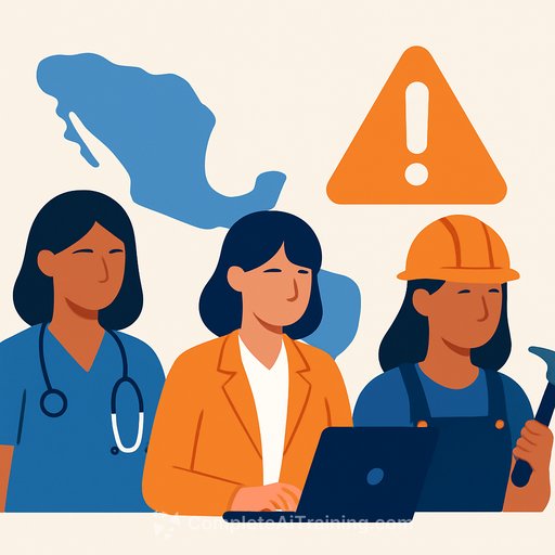 Female-dominated jobs are most exposed