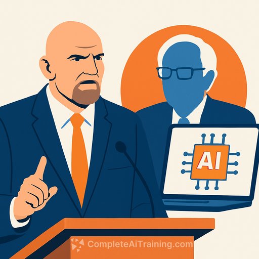 Fetterman rejects Sanders' call for AI pause, says it would let China lead