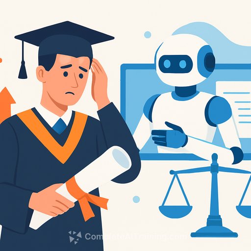 Fewer Irish graduates entering legal and accounting professions as AI automates routine tasks