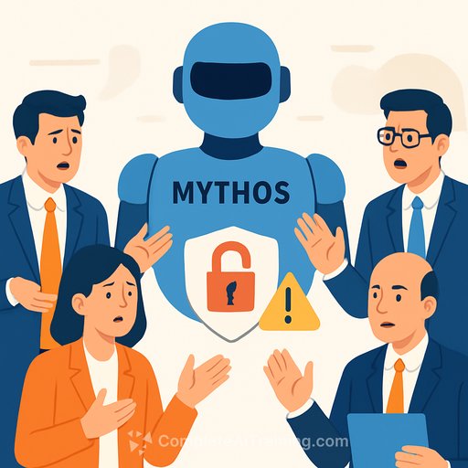 Finance ministers and bankers raise concerns over Anthropic's Mythos AI model and its ability to expose security vulnerabilities