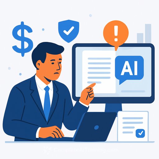 Financial advisors use AI prompts to identify compliance risks in draft communications
