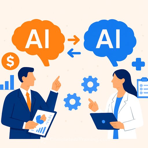 Financial services scale AI across three times more tasks than healthcare providers