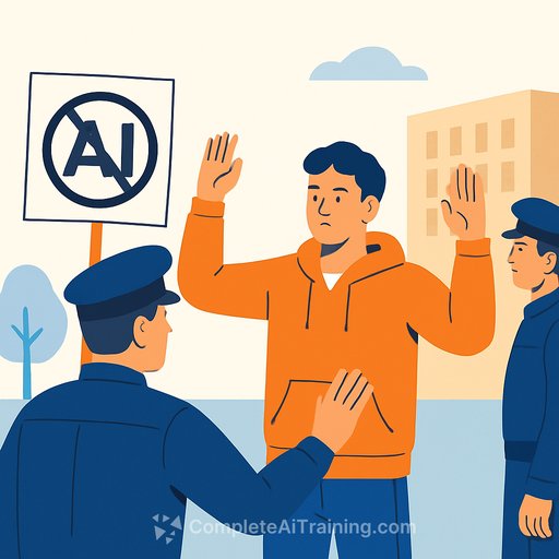 First protester jailed for anti-AI activism surrenders to authorities in San Francisco.