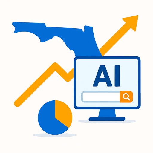 Florida ranks 8th in AI SEO tool searches, more than double the U.S. average