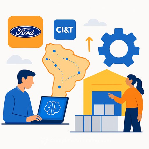 Ford and CI&T Use AI to Speed South America Warehouse Rollout by Two Months
