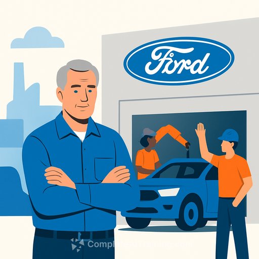 Ford rehires 300 veteran workers after AI quality systems fall short