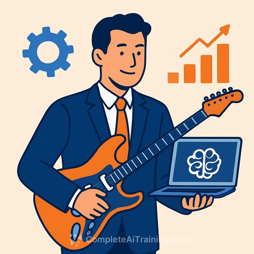 Former Cars Commerce CMO leaves corporate marketing to promote custom guitars and sharpen AI skills