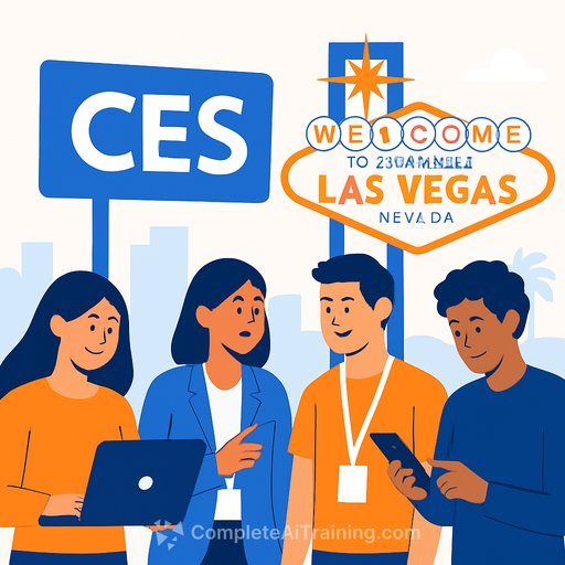 Four Newhouse Students Hit CES in Las Vegas, See How AI Is Changing Marketing-and Their Career Paths