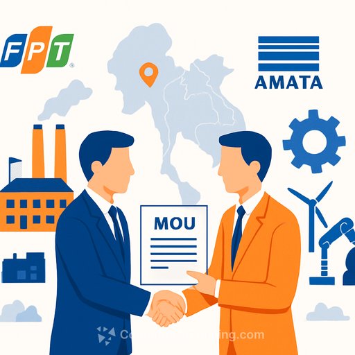 FPT and Amata Group sign MOU to develop AI-powered industrial parks across Southeast Asia