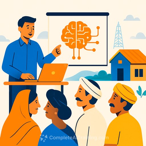 Free AI Training Announced for India’s Village Tech Centres as Government Addresses Digital Service Challenges
