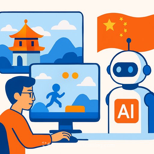 From days to hours: AI propels China's game studios, but premium 3D still lags