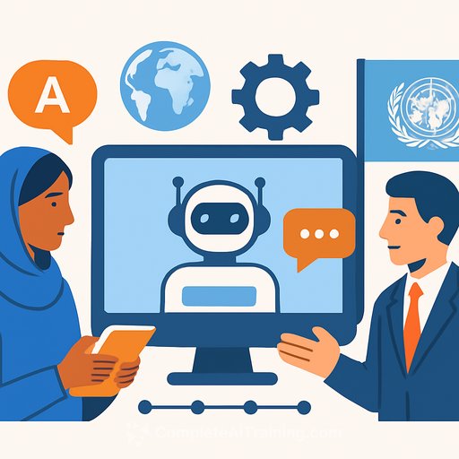 From Refugee Translations to Virtual Assistants: How the UN Is Putting AI to Work
