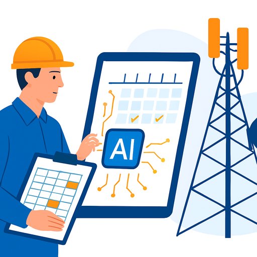 From Spreadsheets to Smart Schedules: AI Rewires TowerCo Maintenance