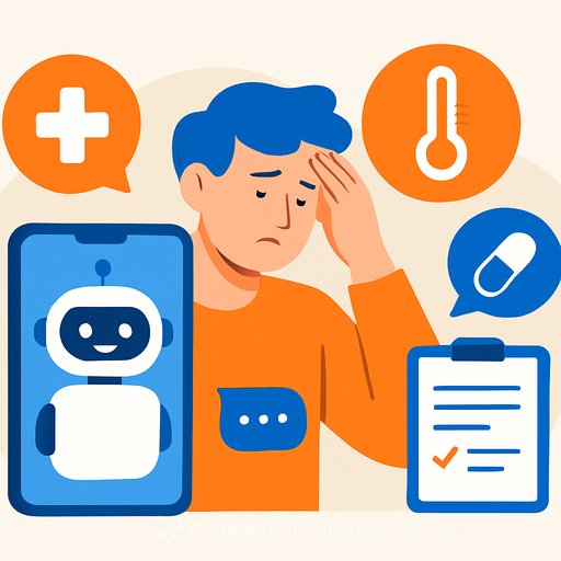 From Symptoms to Treatment, People Are Asking AI First