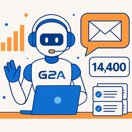 G2A.COM AI agent Dave resolves 14,400 seller support tickets in 63 days