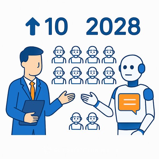 Gartner predicts AI agents will outnumber sales reps 10-to-1 by 2028