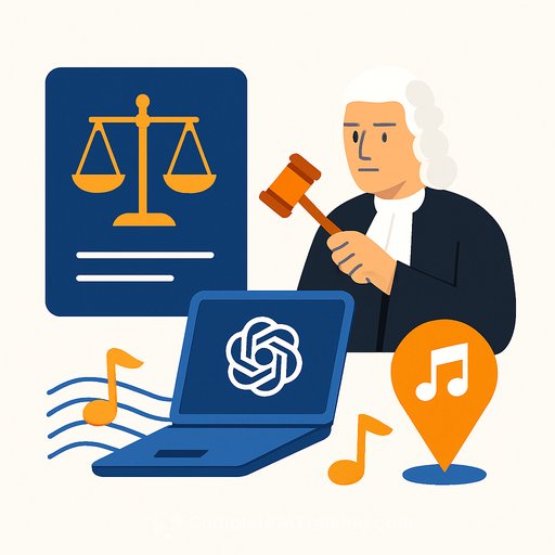 German Court Orders OpenAI to Pay, Says ChatGPT Training on Song Lyrics Broke Copyright