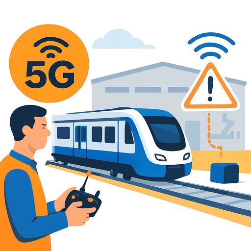 Germany Tests 5G Remote-Controlled Trains with AI Obstacle Detection in Live Depot Trials